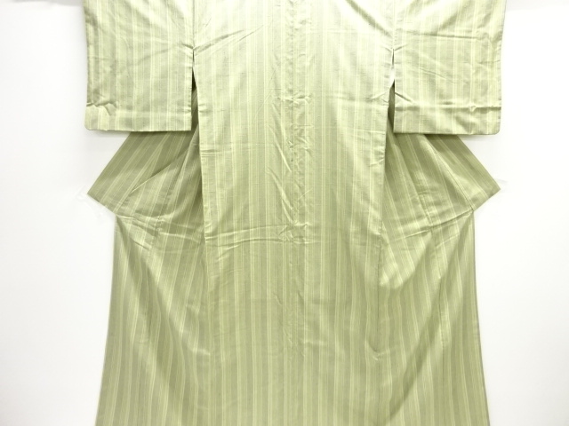 JAPANESE KIMONO / MAWATA YUKI TSUMUGIWOVEN STRIPE